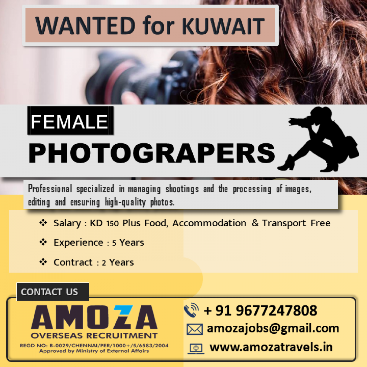 Female PHOTOGRAPHERS