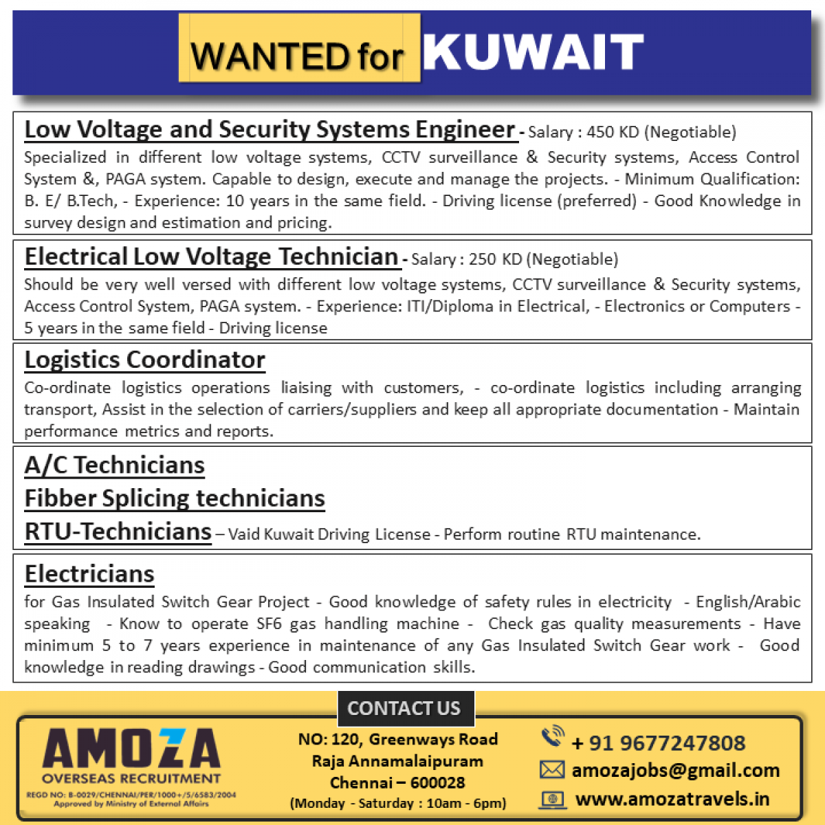 Low Voltage and Security Systems Engineer