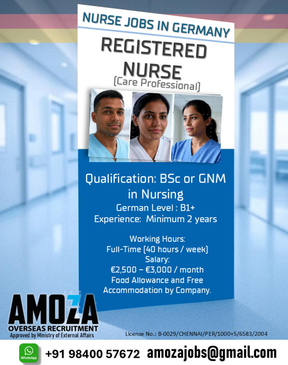 Nurse Jobs in Germany – Exciting Career Opportunity