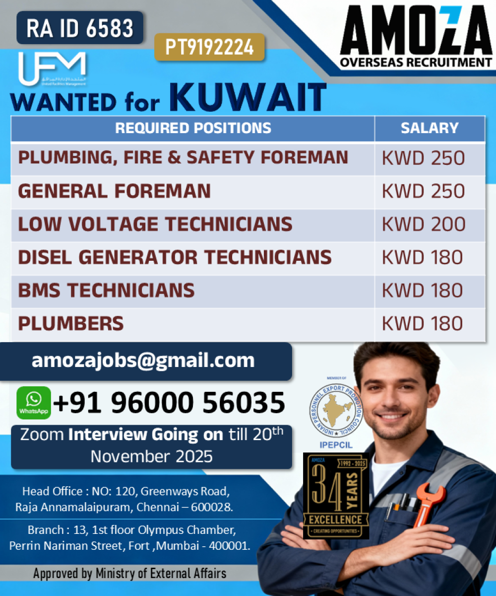 Exciting Job Opportunities in KUWAIT – Apply Now!